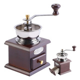 Moedor Manual Café Com Regulagem De Grão Envio Expresso Cor Tabaco