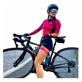 Kafitt Maillot Ciclismo Mujer Mono Manga Larga Protección Uv