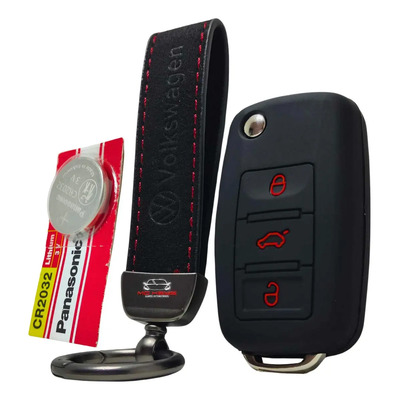 Funda Silicón MC Keys Llave Jetta Clásico MK6 Golf Vento Beetle 3 Botones | Meses sin interés