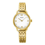 Reloj Seiko Mujer Sur670 Acero Inox. Dorado Sumergible 50m