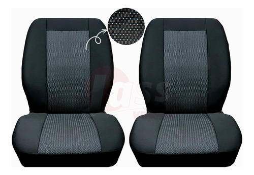 Funda Cubre Asiento Tela Premium 2 Butacas Auto Camioneta