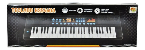 Teclado Infantil Piano Com 54 Teclas Microfone E Mp3