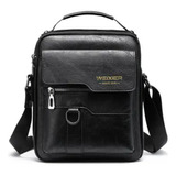 Bolsa Masculina De Ombro Retro Em Couro Tiracolo Mensageiro