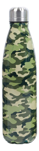 Botella Termica Acero Inoxidable Doble Capa Premium Color Militar