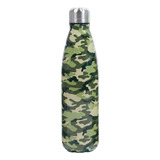 Botella Termica Acero Inoxidable Doble Capa Premium Color Militar