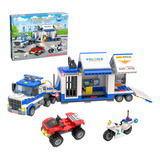 City Police Mobile Command Center Truck Building Blocks Kit.