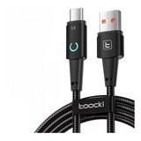 Cable Toocki Usb Tipo C 3 Metros Carga Rápida Uso Rudo Led