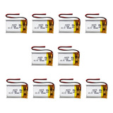 10 Baterias 602030 Beston Litio 3.7v Polímero Li-ion 300mah 