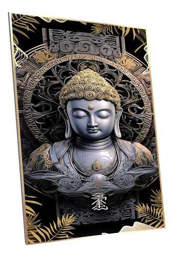 Cartel Chapa Decorativo Buda B9