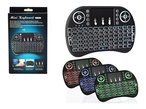 Mini Teclado Keybooar Wireless Usb Smart Tv Ps4