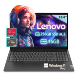 Laptop Lenovo V15 G4 Ryzen 5 5500u 256gb Ssd 16gb Ram 15.6p Color Negro