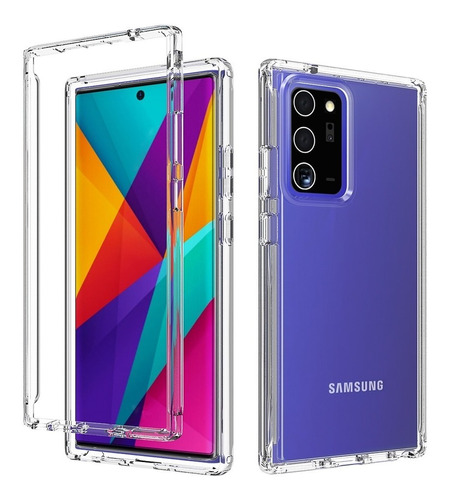 Funda Para Galaxy Note 20 Ultra,protección Transparen 2 En 1