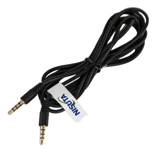 Cable 2m Mini Plug 3.5 Mm 4 Contacto Video Audio M/m Ns Htec