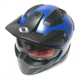 Casco Integral, Enduro, Abierto 3 En 1 Avx Fs 726 En Moto 46