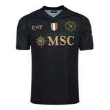 Camiseta Del Napoli Suplente Negra Ea7 2024