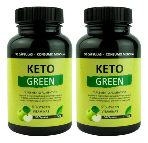 Bloqueador De Carbohidratos Keto Green Pack X2