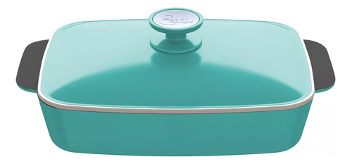 Essen Fuente Rectangular 30cm Color Aqua - Oferta!!