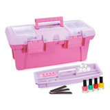 Caja Vanity Organizadora Rimax 18  Rosada 10823