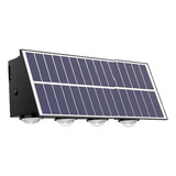 Lampara Aplique Pared Moderno Solar Decorativo 4x4 Led 10w