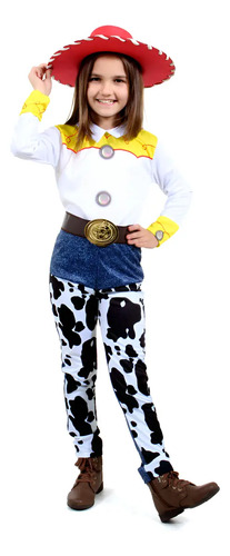 Fantasia Jessie Infantil Original Com Chapéu - Toy Story - D