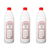 3 Botellas De Crema Oxidante 20 Vol - Silkey 900ml