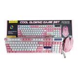 Kit Combo Gamer Teclado+mouse Multicolor Retroiluminado Rgb