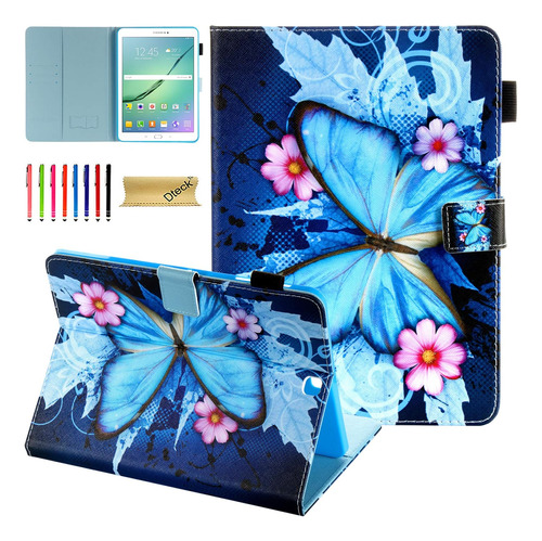Funda Galaxy Tab S2 9.7 (sm-t810 T815 T813) - Blue Butterfly