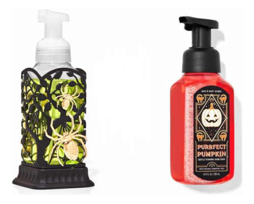 Set Porta Jabón Manos Bath And Body Works Holder Halloween