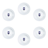 Plato Postre 19 Cm Everyday Luminarc Vidrio Templado X 6 Uni