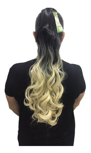 Cabelo Aplique Rabo De Cavalo Com Piranha Fibra Organica