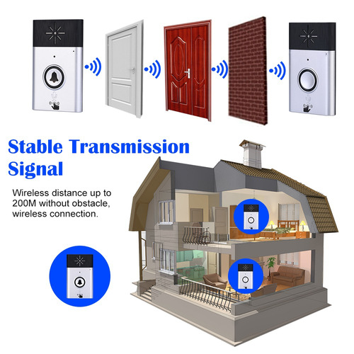 Timbre De Intercomunicador Inalámbrico De Voz De 2 Vías Moni