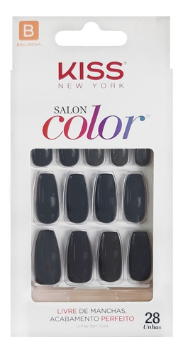 Kiss New York Salon Color Unhas Postiças Ref. Ksc55-br