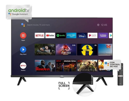 Smart Tv Android Tcl 40 Pulgadas Control Por Voz L40s65a 