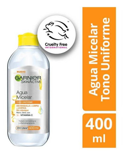 Agua Micelar Garnier Skinactive Express - mL a $80