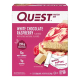 Quest 4 Barras De 20g Proteína. Frambuesa Y Chocolate Blanco