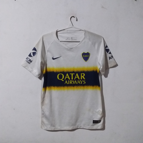 Camiseta Boca Blanca Suplente 2018 Nike Original Talle Niño