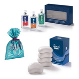 Kit Sabonete Sensi Men + Estojo Aire 3x25ml - Jequiti