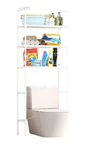 Toallero Mueble Baño Estante Rack Organizador Inodoro Wc