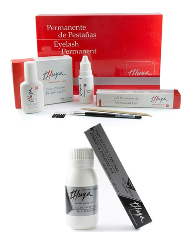 Kit Permanente Pestañas Thuya Grande + Kit Tintura Tinte