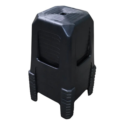 Banco Plástico Negro Mr. Gadgets 4 Patas Resistentes Pack 10 Apilables 120kg | Envío gratis