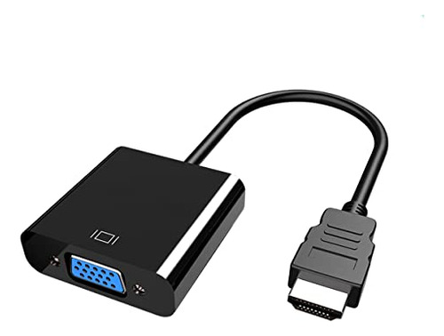 Hdmi A Vga, Chapado En Oro, Adaptador Hdmi A Vga, Macho A He