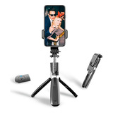 Bastão Tripé Celular Pau Selfie Bluetooth 3em 1 Mini 360º
