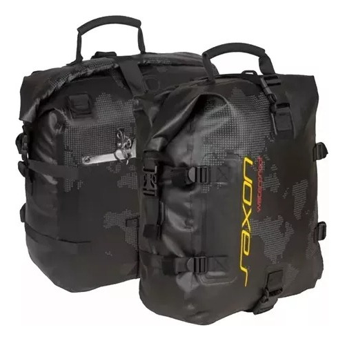 Alforje Saxon Estanque 30l Preto - Moto (2 Unidades)