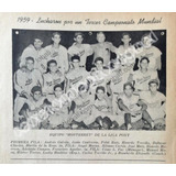 Cartel Liga Infantil De Beisbol De Monterrey 1959 Beisbol