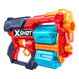 Xcess Pistola Doble Tambor Lanza Dardos Arma Zuru Xshot