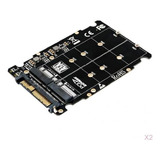 A Adaptador De Ssd Nvme Sata M.2 Key M/b A U.2 Sff-8639