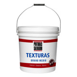 Marmolina Texturas Grano Medio  Blanco Tineta 25kg. Salvador