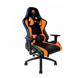 Silla Gamer Titan Psychedelic Led Orange - Residentgame