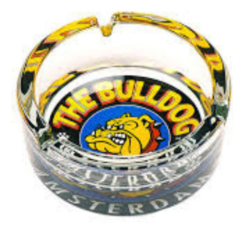 Cenicero The Bulldog Amsterdam Vidrio Color