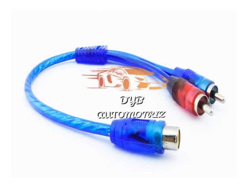 Cable Rca Tipo Y 1 Hembra / 2 Macho Car Audio